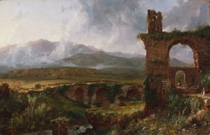 A View near Tivoli (Morning) by Thomas Cole