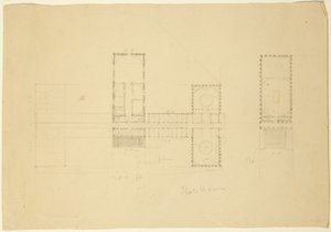 Grand Plan of the Ohio State House, c.1838 by Thomas Cole