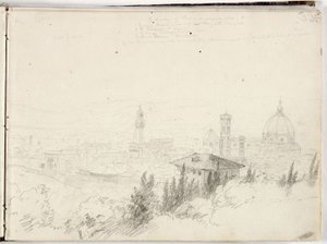 Panorama of Florence by Thomas Cole