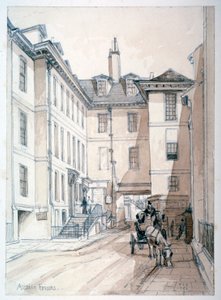 Austin Friars Street, City of London, 1851 by Thomas Colman Dibdin