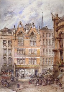 Gracechurch Street, City of London, 1882 by Thomas Colman Dibdin