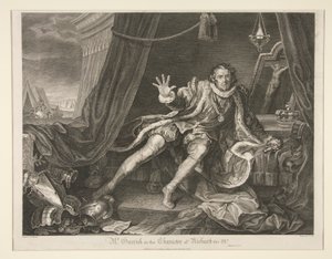 Mr. Garrick in the Character of Richard III by Thomas Cook