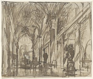 Church Interior in Rome