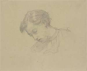 Head of a Young Man by Thomas Couture