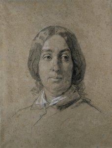 Portrait of George Sand by Thomas Couture