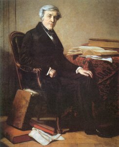Portrait of Jules Michelet by Thomas Couture