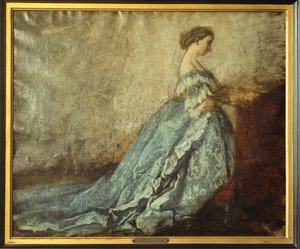 The Empress Eugenie at Prayer by Thomas Couture