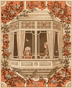 Home Life: Children at the Bay Window by Thomas Crane