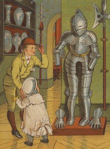 Paris: The man in armour at the Musee de Cluny