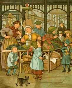 Paris covered market