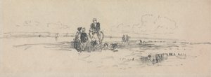 Figures on the Shore by Thomas Creswick