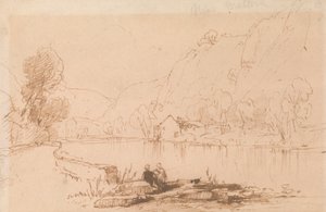 Fisherman by a River