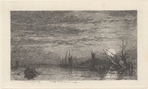 Moonlight by Thomas Creswick