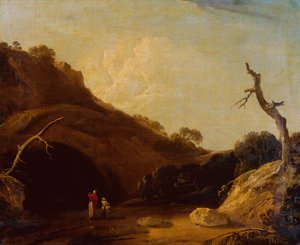 The Entrance to a Cave Near Gyah by Thomas Daniell
