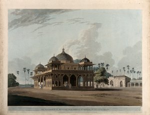 The Mausoleum of Mucdoom Shah Dowlut at Moneah by Thomas Daniell