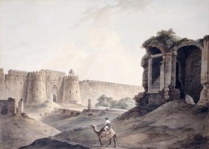 The Purana Qila, Delhi by Thomas Daniell