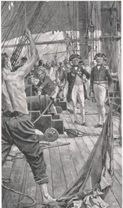 Hoisting the Famous Signal (illustration from 