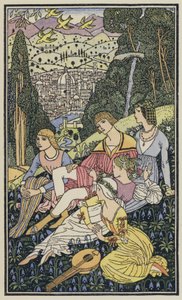 Illustration for The Decameron of Boccaccio