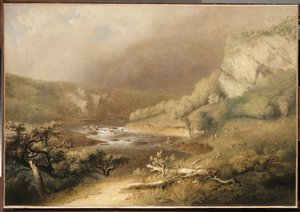River Rapids, 1825 by Thomas Doughty