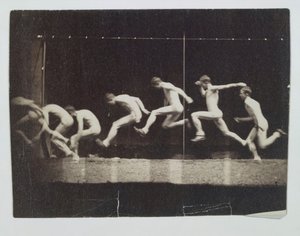 Marey Wheel Photographs of Unidentified Model by Thomas Eakins