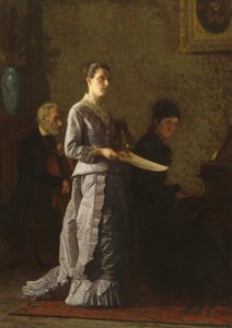 Singing a Pathetic Song, 1881 by Thomas Eakins