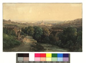 View of Heiligenstadt and Vienna from the Nussberg