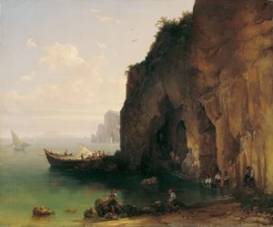 Coast of Sorrento by Thomas Ender