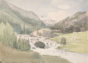 Mountain Valley by Thomas Ender