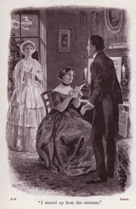 Illustration for The Woman In White by Wilkie Collins by Thomas Eyre Macklin
