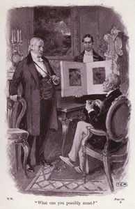 Illustration for The Woman In White by Wilkie Collins by Thomas Eyre Macklin