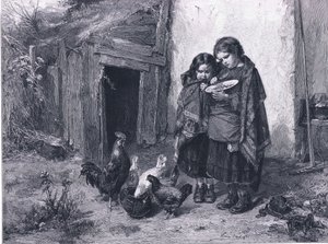 Pot Luck, from The Magazine of Art 1893, Cassell and Company by Thomas Faed