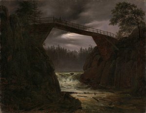 The Bridge at Arendal, Norway by Thomas Fearnley