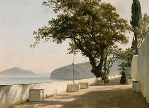 Terrace with stone oak, Sorrento