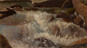 Whitewater. Nature Study by Thomas Fearnley