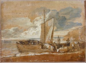 A Cattle Ferry by Thomas Gainsborough