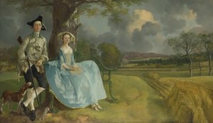 Mr and Mrs Andrews, 1750 by Thomas Gainsborough