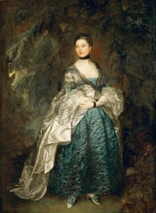 Portrait of Lady Alston, Gertrude Durnford, 1760 by Thomas Gainsborough
