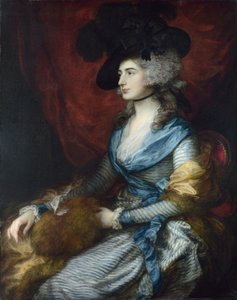 Portrait of Sarah Siddons (1755-1831) (1785) by Thomas Gainsborough
