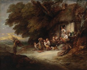 The Cottage Door by Thomas Gainsborough