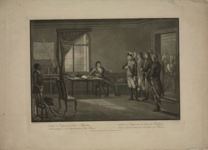 Emperor Paul I condescending to visit Kosciusko in the prison by Thomas Gaugain