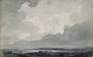 Moorland View, c1800 by Thomas Girtin