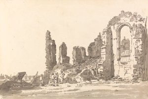 Ruins of the Savoy Palace, London by Thomas Girtin