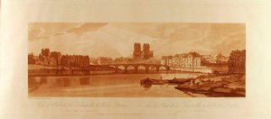 View of the Pont de la Tournelle & Notre Dame from the Arsenal