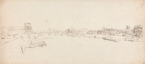 View of the Tuileries and Bridge taken from the Pont de la Concorde