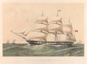 The Clipper Ship Yorkshire 1100 Tons, c.1857-60 by Thomas Goldsworth Dutton