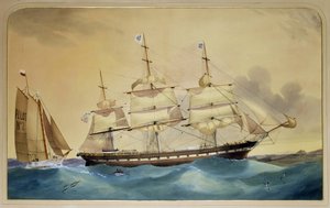 The clipper sailboat 