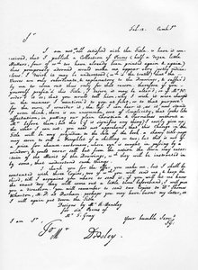 Letter from Thomas Gray Concerning the Edition of His Poetical Pieces, c1753, 1840 by Thomas Gray