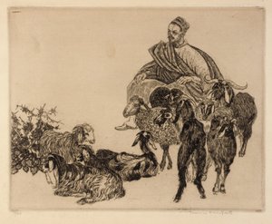 Untitled (Arab with Goats)