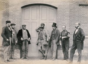 Staff at Holkham Hall, Norfolk, c.1863 by Thomas Harcourt Powell