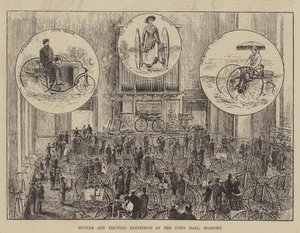 Bicycle and Tricycle Exhibition at the Town Hall, Holborn